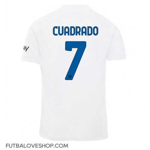 Dres Inter Milan Juan Cuadrado #7 Preč 2023-24 Krátky Rukáv